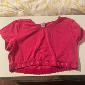 Hot Pink Savage X Fenty Crop Top